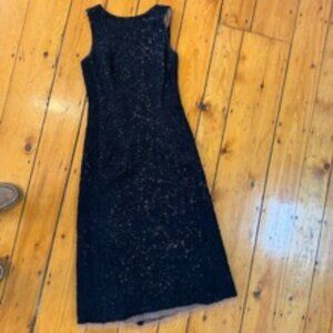 BCBG Maxaria Black Midi Dress